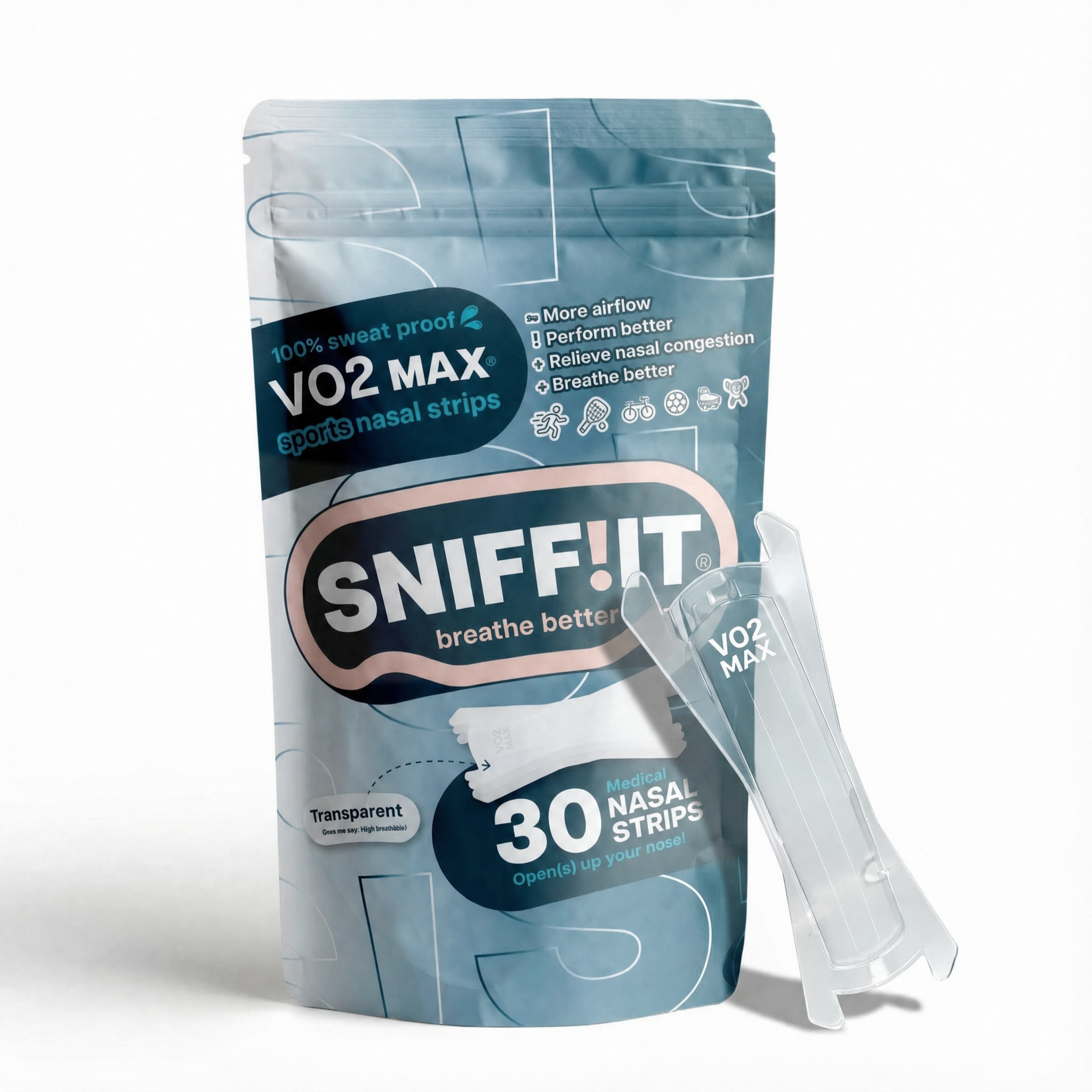 Sniffit® VO2 MAX Sports Nasal strips
